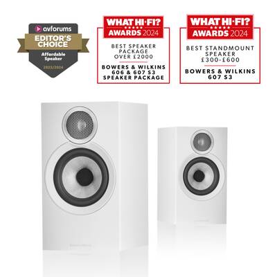 картинка Акустическая система Bowers & Wilkins 607 S3 white от магазина Одежда+
