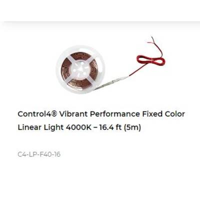 картинка Светодиодная лента Control4 Vibrant Performance Fixed Color Linear Light 4000K – 16.4 ft (5m) от магазина Одежда+