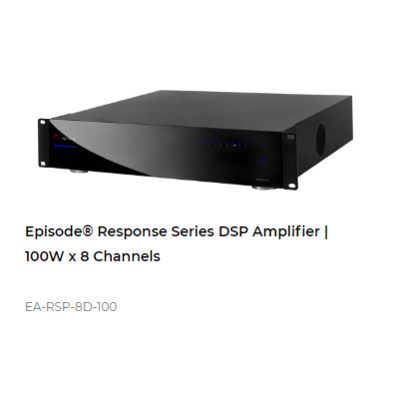 картинка Многоканальный усилитель Episode Response Series DSP Amplifier | 100W x 8 Channels от магазина Одежда+