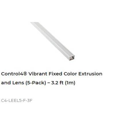картинка Профиль для светодиодной ленты Control4 Vibrant Fixed Color Extrusion and Lens (5-Pack) – 3.2 ft (1m) от магазина Одежда+