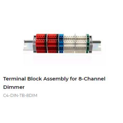картинка Клеммный блок Control4 DIN-Rail Terminal Block, 8-Ch Dimmer от магазина Одежда+