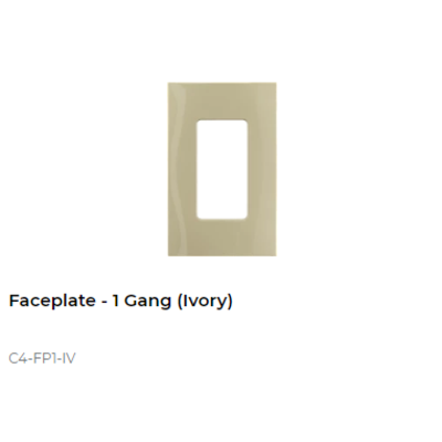 картинка Декоративная рамка NextGen Control4 NextGen One-Gang Faceplate (Ivory) от магазина Одежда+