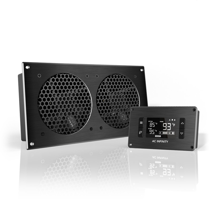 картинка AIRPLATE T7, тихий вентилятор охлаждения шкафа 12" с термоконтроллером от магазина Одежда+