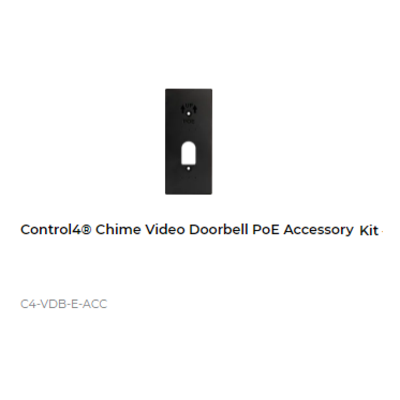 картинка Установочный короб мини Control4 Chime Ethernet Wedge and Backplate от магазина Одежда+