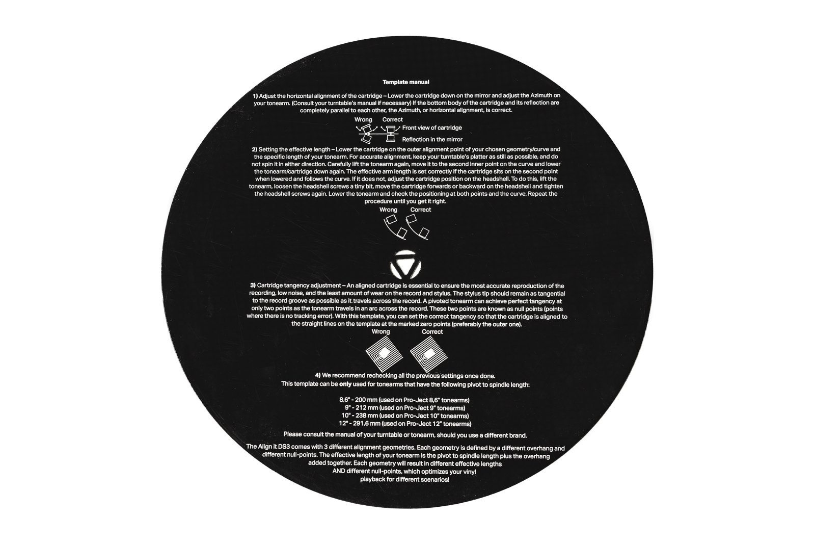 картинка Установочный шаблон Pro-Ject Align It DS3 от магазина Одежда+