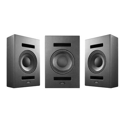 картинка Встраиваемая акустическая система ASCENDO THE12 SET: 3 X THE12 BE PRO P OW + 1 X AIA ULN 3-6004 matte black от магазина Одежда+