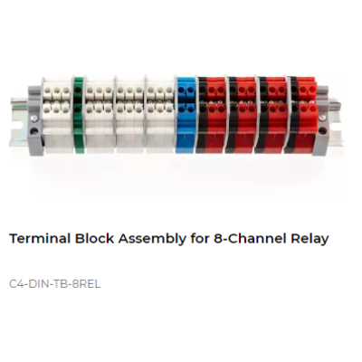 картинка Клеммный блок Control4 DIN-Rail Terminal Block, 8-Ch Relay от магазина Одежда+