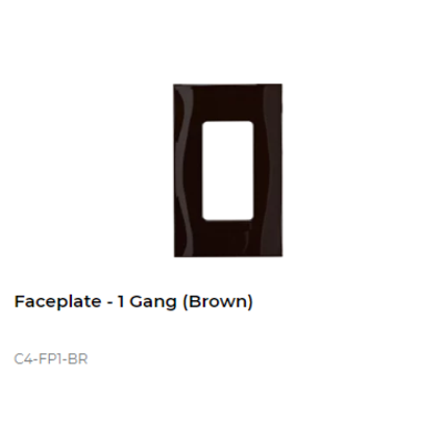 картинка Декоративная рамка NextGen Control4 NextGen One-Gang Faceplate (Brown) от магазина Одежда+