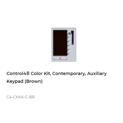 картинка Набор клавиш Control4 NextGen Auxiliary Keypad Color Decora Kit, Contemporary (Brown) от магазина Одежда+