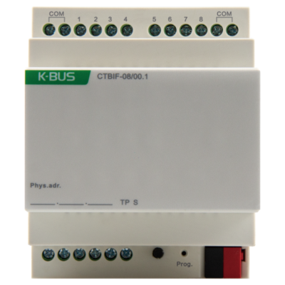 картинка Релейный модуль DIN-реечный 8-канальный GVS KNX Universal Interface 8-Fold, DIN-rail Mounted от магазина Одежда+