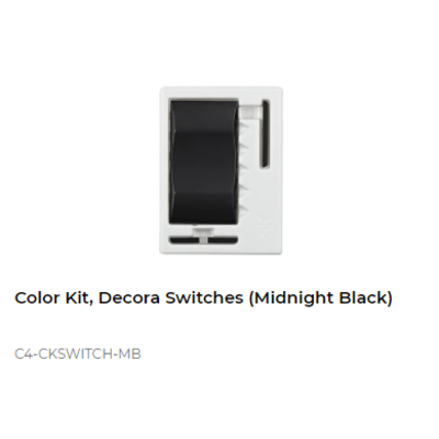 картинка Набор клавиш Control4 NextGen Switches Color Decora Kit (Midnight Black) от магазина Одежда+