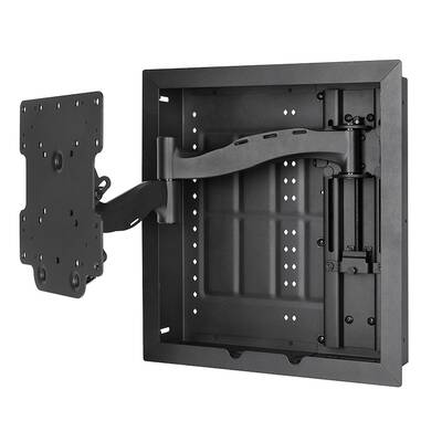 картинка Кронштейн с монтажным боксом Strong VERSAMOUNT SINGLE-ARM IN-WALL ARTICULATING MOUNT – 40-80" DISPLAYS black от магазина Одежда+