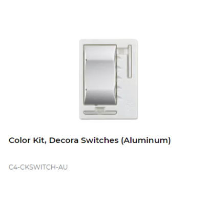 картинка Набор клавиш Control4 NextGen Switches Color Decora Kit (Aluminum) от магазина Одежда+
