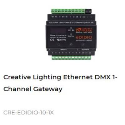 картинка Одноканальный шлюз DMX Control4 Creative Lighting Ethernet DMX 1-Channel Gateway от магазина Одежда+