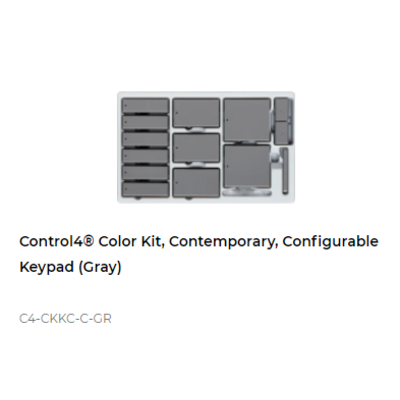 картинка Набор клавиш Control4 NextGen Configurable Keypads Color Decora Kit, Contemporary (Gray) от магазина Одежда+