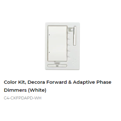 картинка Набор клавиш Control4 NextGen Adaptive Dimmer Color Decora Kit (White) от магазина Одежда+