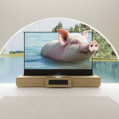 картинка Лазерный ТВ Vividstorm BARCELONA MARK III 100 (WITH SCREEN) oak от магазина Одежда+