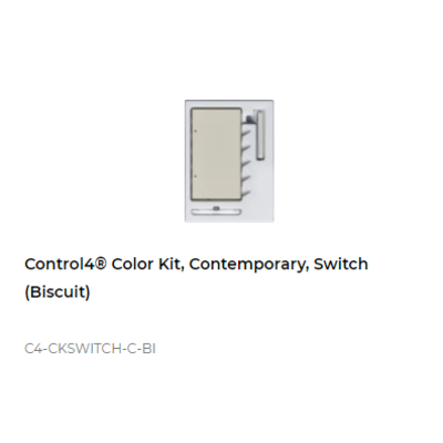 картинка Набор клавиш Control4 NextGen Switches Color Decora Kit, Contemporary (Biscuit) от магазина Одежда+
