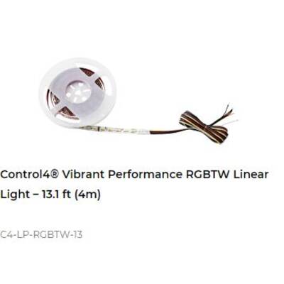 картинка Светодиодная лента Control4 Vibrant Performance RGBTW Linear Light – 13.1 ft (4m) от магазина Одежда+