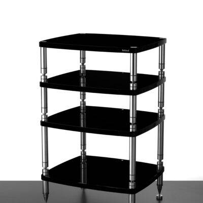 картинка Стенд для AV- компонентов Solidsteel HF-4 glossy black от магазина Одежда+