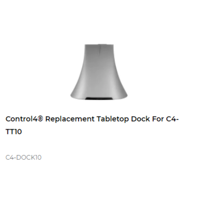картинка Настольная док станция для переносной панели управления Т3 10" Control4 Replacement Tabletop Dock For C4-TT10 от магазина Одежда+