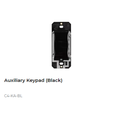 картинка Дополнительная кнопка для выключателя или диммера Control4 NextGen Auxiliary Keypad (Black) от магазина Одежда+