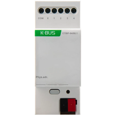 картинка Релейный модуль DIN-реечный 4-канальный GVS KNX Universal Interface 4-Fold, DIN-rail Mounted от магазина Одежда+
