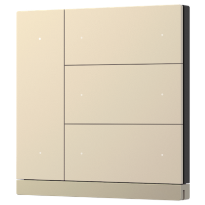 картинка Кнопочный проводной пульт управления GVS KNX WALTZ PUSH BUTTON, 4-GANG (METAL BUTTON) gold от магазина Одежда+