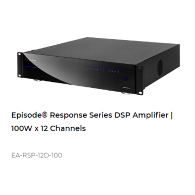 картинка Многоканальный усилитель Episode Response Series DSP Amplifier | 100W x 12 Channels от магазина Одежда+