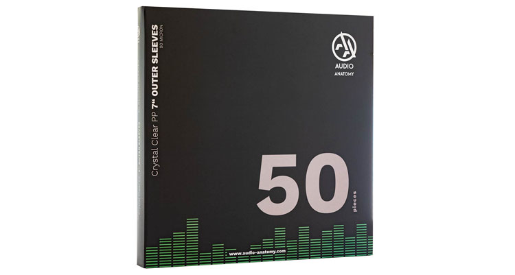 картинка Внешние прозрачные конверты 90 мкм (50 шт.) для пластинок 7“ Audio Anatomy PP CRYSTAL CLEAR OUTER SLEEVES от магазина Одежда+