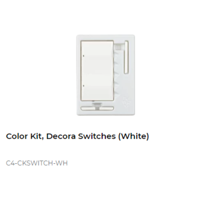картинка Набор клавиш Control4 NextGen Switches Color Decora Kit (White) от магазина Одежда+