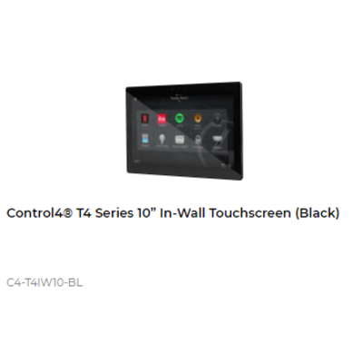 картинка Стеновая сенсорная панель управления Control4 T4 SERIES 10” IN-WALL TOUCH SCREEN black от магазина Одежда+