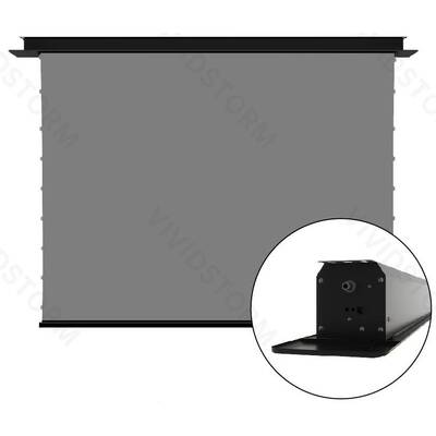 картинка Потолочный встраиваемый моторизованный экран Vividstorm ALR PHANTOM Recessed In-Ceiling Motorized Tension Obsidian Long-Throw ALR Screen 100 от магазина Одежда+