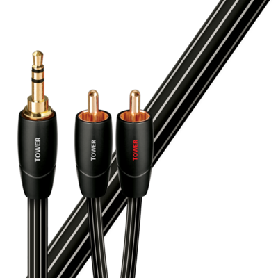 картинка Соединительный кабель AudioQuest TOWER 3.5M-2RCA 1.0 m от магазина Одежда+