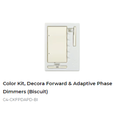 картинка Набор клавиш Control4 NextGen Adaptive Dimmer Color Decora Kit (Biscuit) от магазина Одежда+