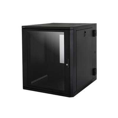 картинка Монтажный 19" настенный рэк Strong 12U WALL MOUNT RACK SYSTEM black от магазина Одежда+