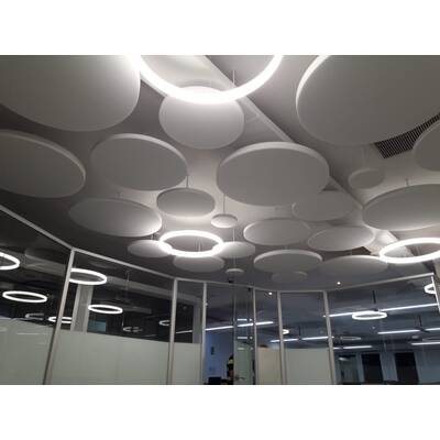 картинка Акустическая панель ISINAC CIRCLE 20 mm GREY от магазина Одежда+