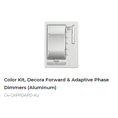 картинка Набор клавиш Control4 NextGen Adaptive Dimmer Color Decora Kit (Aluminum) от магазина Одежда+