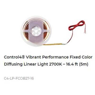 картинка Светодиодная лента Control4 Vibrant Performance Fixed Color Diffusing Linear Light 2700K – 16.4 ft (5m) от магазина Одежда+