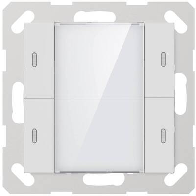 картинка Кнопочный проводной пульт управления GVS KNX PUSH BUTTON SENSOR, 2-GANG, 55MM (MATT FINISH) white от магазина Одежда+