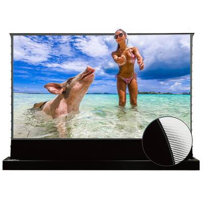 картинка Напольный моторизованный экран VividStorm S-Pro-P-Black-110 от магазина Одежда+