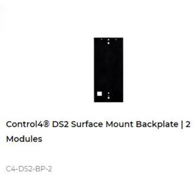 картинка Планка для поверхностного монтажа домофона DS2 Control4 DS2 Surface Mount Backplate | 2 Modules от магазина Одежда+