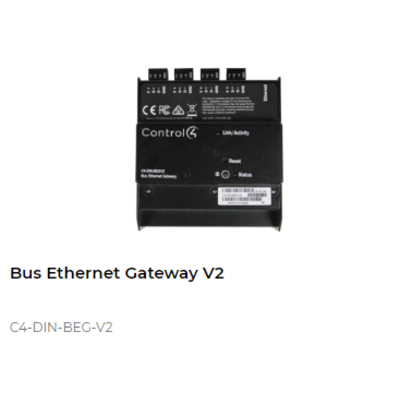 картинка Шлюз шины в Ethernet Control4 DIN-Rail Bus Ethernet Gateway V2 от магазина Одежда+