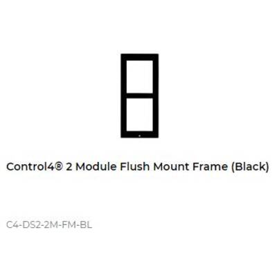 картинка Рамка для скрытого монтажа домофона DS2 Control4 2 MODULE FLUSH MOUNT FRAME black от магазина Одежда+