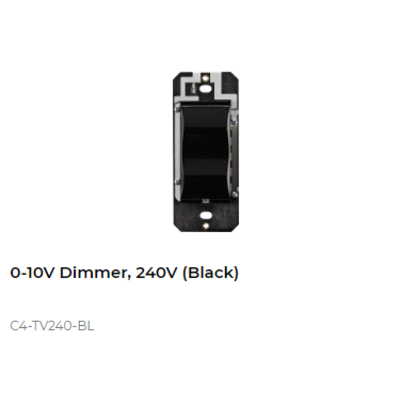 картинка Диммер 0-10В беспроводной Control4 NextGen 0-10V Dimmer, 240V (Black) от магазина Одежда+