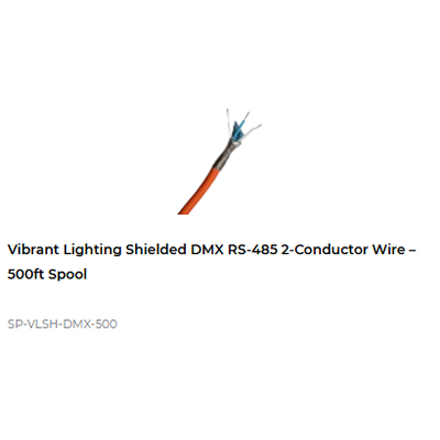 картинка Кабель Control4 Vibrant Lighting Shielded DMX RS-485 2-Conductor Wire – 500ft Spool от магазина Одежда+