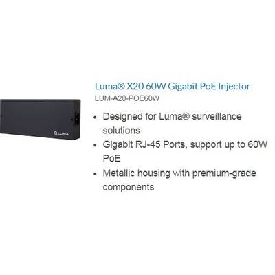 картинка PoE Injector Luma 60w PoE Injector от магазина Одежда+