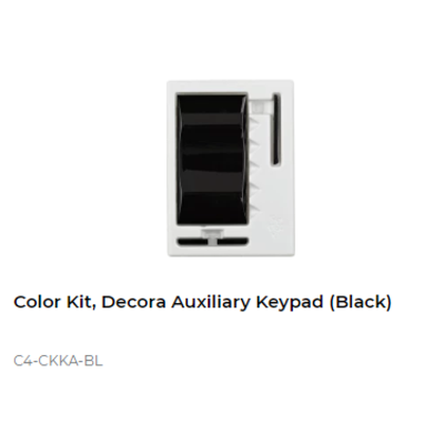 картинка Набор клавиш Control4 NextGen Auxiliary Keypad Color Decora Kit (Black) от магазина Одежда+