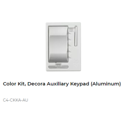 картинка Набор клавиш Control4 NextGen Auxiliary Keypad Color Decora Kit (Aluminum) от магазина Одежда+