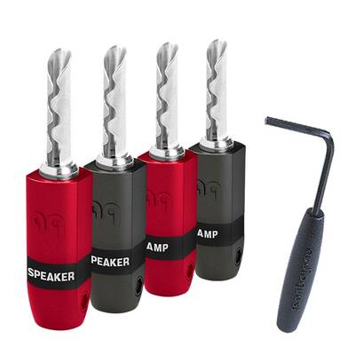 картинка Коннекторы AudioQuest SureGrip 300 - BFA Silver (40) от магазина Одежда+